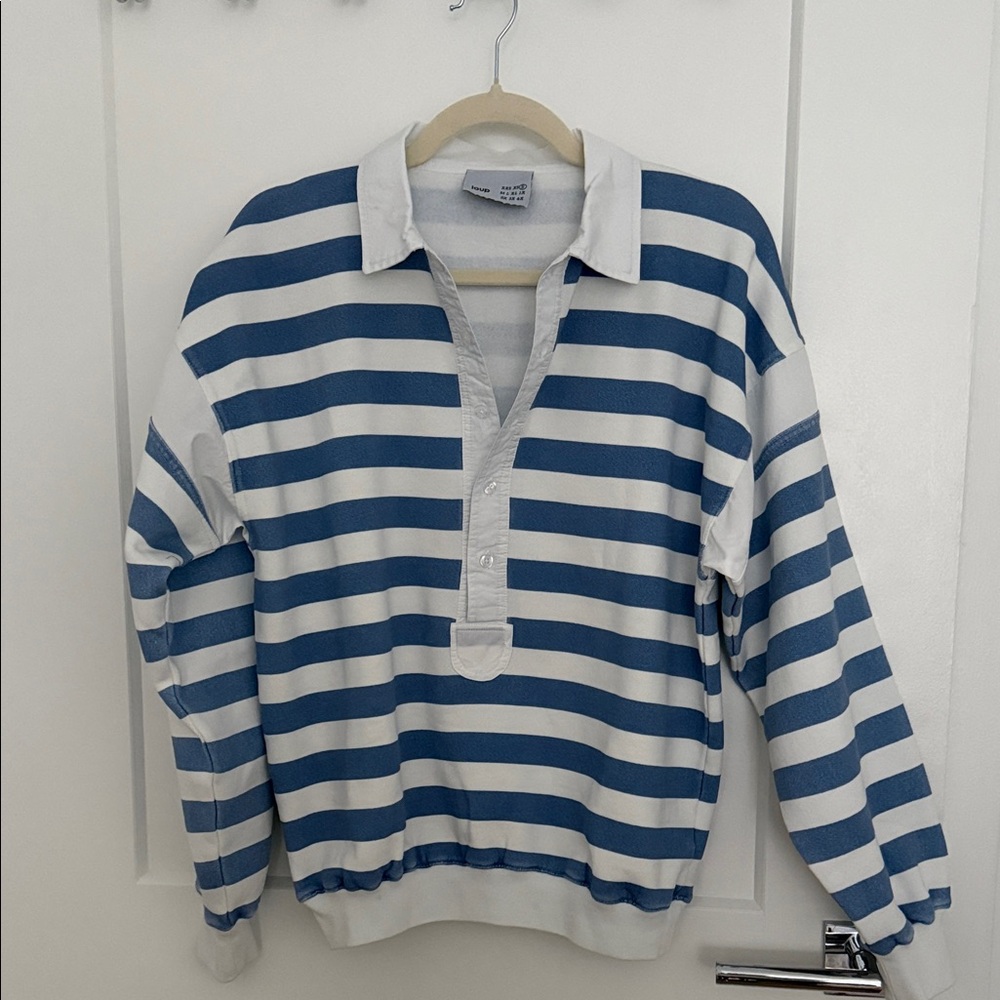Loup striped collared shirt